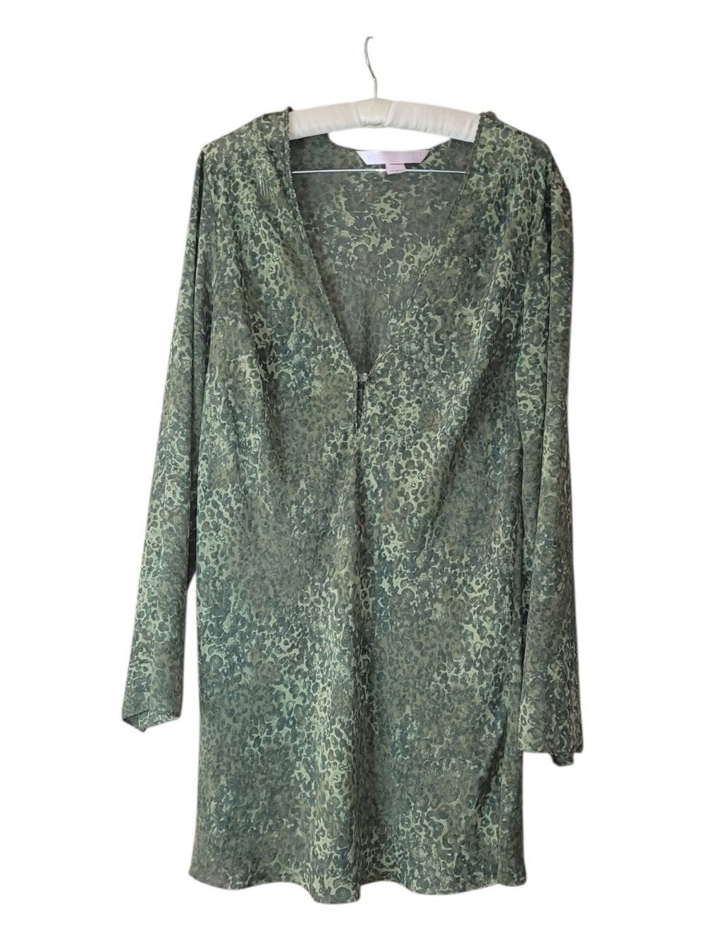 Victoria's Secret Semi Sheer Green Dress Or Swimsuit Coverup L - Picture 2 of 5